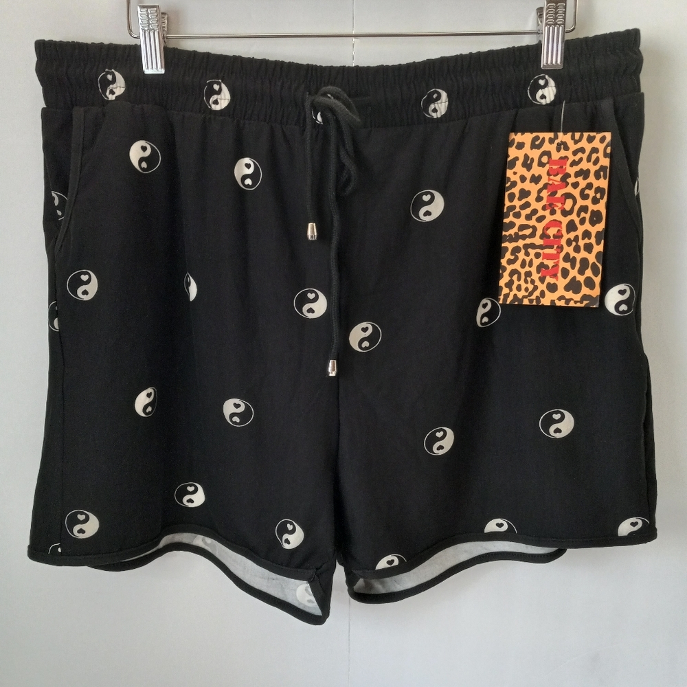 Bae City Yin Yang Y2K Lounge Shorts